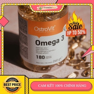 Thực phẩm bổ sung Ostrovit Omega 3 D3 K2 - 180 viên