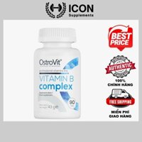 Thực Phẩm Bổ Sung OSTROVIT VITAMIN B COMPLEX (90 viên) - TĂNG KHẢ NĂNG TRAO ĐỔI CHẤT