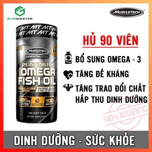 Thực phẩm bổ sung Platinum 100% Fish oil