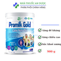 Thực phẩm bổ sung PROMILK GOLD CANXI NANO MK7 Giúp xương chắc khỏe, ngừa nguy cơ loãng xương hộp 900g