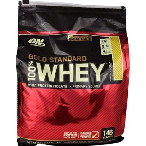 Thực phẩm bổ sung sữa tăng cơ bắp protein 10 Lbs whey gold  Standard