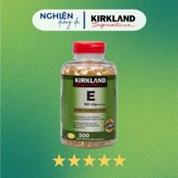 Thực Phẩm Bổ Sung Vitamin E Kirkland Signature Mỹ - 500 Viên