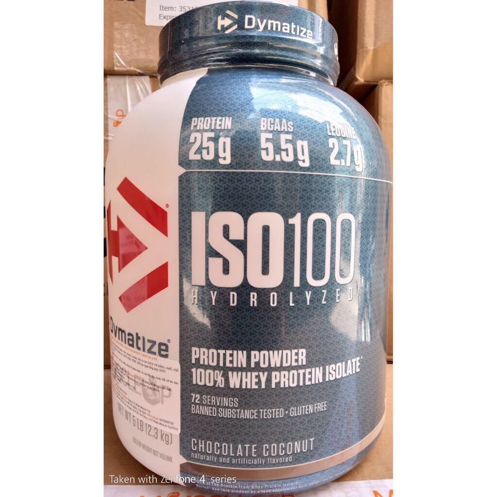 Thực phẩm bổ sung Whey Protein Isolate – Iso 100 Whey 5lbs