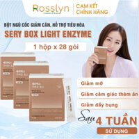 Thực Phẩm Chức Năng Bảo Vệ Sức Khỏe Sery Box Light Enzyme Grain Flavor Hộp 28 Gói CHÍNH HÃNG ROSSLYN Beauty