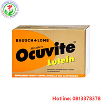 Thực Phẩm Chức Năng Bổ Mắt Ocuvite Lutein – Dưỡng Chất Thiết Yếu Cho Đôi Mắt Sáng Khỏe