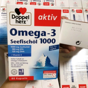 Thực phẩm chức năng Bổ tim Omega- 3 seefischol Doppelherz - 1000mg