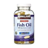 Thực phẩm chức năng Dầu Cá Fish Oil 1200mg Enteric Coated Kirkland Signature