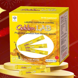 Thực phẩm chúc năng Golden Lab bổ sung vi khuẩn có lợi trong đường tiêu hóa