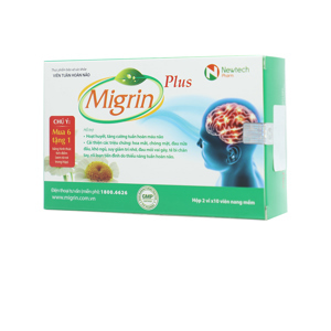 Thực phẩm chức năng hỗ trợ chứng đau nửa đầu Migrin