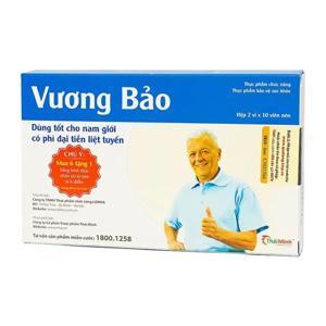 Thực phẩm chức năng hỗ trợ điều trị phì đại tiền liệt tuyến Vương Bảo