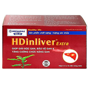 Thực phẩm chức năng hỗ trợ giải độc gan, tăng cường chức năng gan HDinliver Extra 50 viên