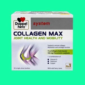 Thực phẩm chức năng hỗ trợ xương khớp Doppelherz Collagen Max 30 ống