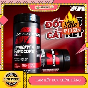 Thực phẩm chức năng Hydroxycut Elite Hardcore 100 Viên