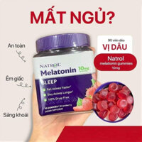 Thực Phẩm Chức Năng Kẹo Dẻo Natrol Gummies Melatonin Mỹ Giúp Ngủ Ngon 10mg 90 Viên