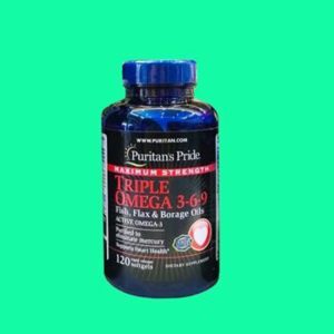 Thực phẩm chức nắng Maximum strength Triple Omega 3-6-9 Fish, Flax & Chia Oils