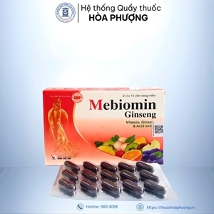Thực phẩm chức năng Mebiomin Ginseng 30 viên