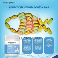 Thực phẩm chức năng Omega 369 HealthyCare Ultimate Hộp 200 Viên  Của Úc