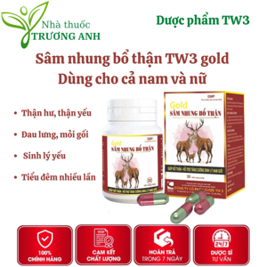 Thực phẩm chức năng Sâm nhung bổ thận TW3