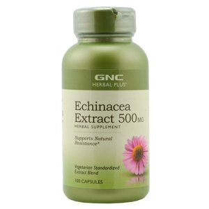 Thực phẩm chức năng tăng cường sức đề kháng GNC Echinacea Extract 500mg 100 viên