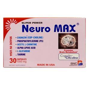 Thực phẩm chức năng tăng cường chuyển hóa tế bào não Super Power Neuro Max