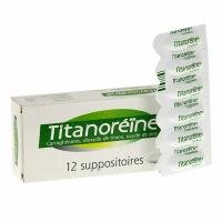 Thực phẩm chức năng Thuốc đặt trĩ Titanoreine dạng viên của Pháp, hộp 12 viên