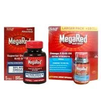 Thực phẩm chức năng Thuốc hỗ trợ tim mạch Schiff MegaRed Omega-3 Krill Oil 300mg 90 viên