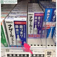 Thực phẩm chức năng Thuốc xịt mũi Nazal của Nhật, trị sổ mũi ngạt mũi, viêm xoang