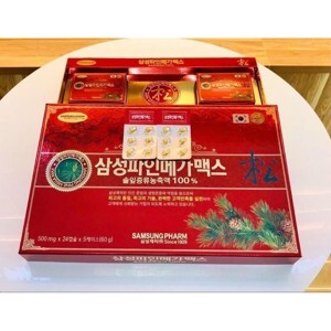 Thực phẩm chức năng tinh dầu thông đỏ Samsung Pine Mega Max