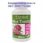 Thực phẩm chức năng Viên Bổ Gan Trunature Milk Thistle 200mg 300Viên Của Mỹ