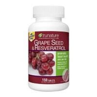 Thực phẩm chức năng Viên chống oxy hóa Trunature Grape Seed Resveratrol 150 viên