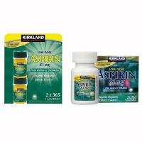 Thực phẩm chức năng Viên uống giảm đau Kirkland Low Dose Aspirin 81mg của Mỹ