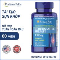 Thực Phẩm Chức Năng - Viên Uống Hỗ Trợ Khớp Puritan'S Pride Glucosamine Sulfate 1000mg -120 Viên