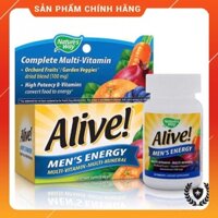 Thực phẩm chức năng Vitamin bổ sung cho Nam giới Alive men Energy 50 viên - tăng cường sức đề kháng - Chính hãng USA