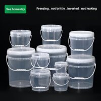 Thực Phẩm Chuyên Dụng Trong Suốt Thùng Nhựa Enzyme Lên Men Thùng Kín Bia Thùng Nước Dưa Rau Củ Củ Nho Lớn Barr