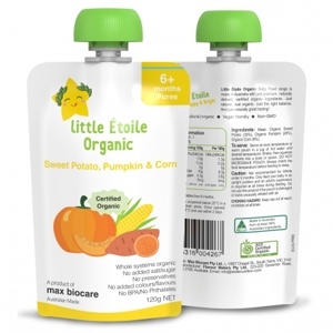 Thực phẩm dinh dưỡng rau củ Little Etoile Organic 120g