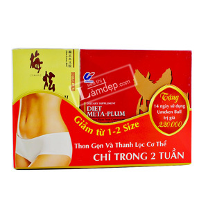 Thực phẩm giảm mỡ bụng Diet Meta Plum 7 ống/hộp