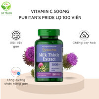 Thực phẩm hỗ trợ bổ gan Milk Thistle Extract 1000mg Puritan's Pride, lọ 180 viên