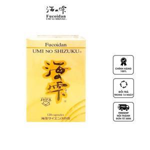 Thực phẩm hỗ trợ điều trị ung thư Umi no Shizuku Fucoidan hộp 120 viên (hàng xuất Mỹ)