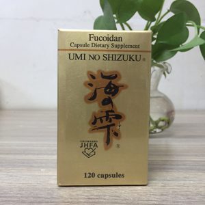 Thực phẩm hỗ trợ điều trị ung thư Umi no Shizuku Fucoidan hộp 120 viên (hàng xuất Mỹ)