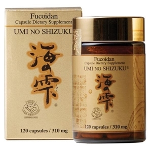 Thực phẩm hỗ trợ điều trị ung thư Umi no Shizuku Fucoidan hộp 120 viên (hàng xuất Mỹ)