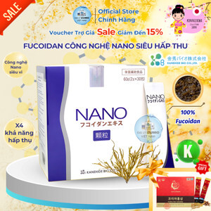 Thực phẩm hỗ trợ điều trị ung thư Fucoidan Nano 60 gói