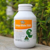 Thức Phẩm Hỗ Trợ Sức Khỏe Vita Organic GINKO BILOBA 2500, Tăng Khả Năng Ghi Nhớ, Tập Trung, Giảm Stress