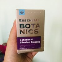 Thực phẩm hỗ trợ tăng cường sinh lý Essential Botanics Yohimbe & Siberian ginseng