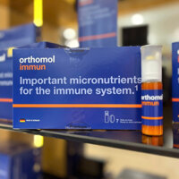 Thực phẩm hỗ trợ tăng cường sức đề kháng Orthomol Immun dạng nước hộp 7 ống