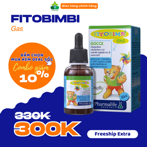Thực phẩm Siro Gas BimBi 30ml - Cho trẻ nôn trớ, khó tiêu