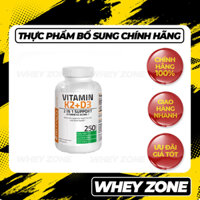 Thực Phẩm Sức Khỏe Bronson D3 K2 Mk7, Viên Uống Vitamin K2 + D3 Bronson Của Mỹ