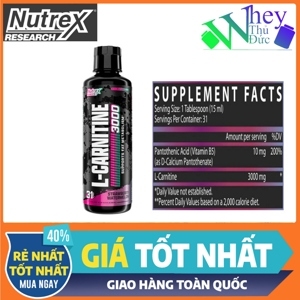 Thực phẩm tan mỡ Carnitine Liquid 355ml