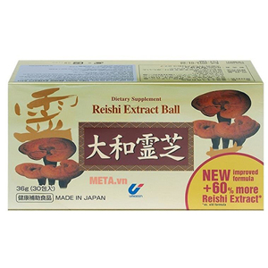 Thực phẩm tăng cường sức đề kháng Reishi Extract Ball 30 gói