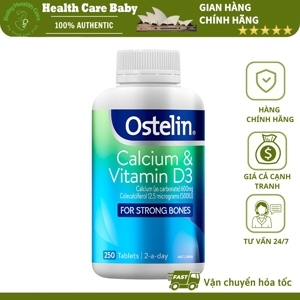 Thực phẩm Vitamin D Ostelin Australia 250 viên