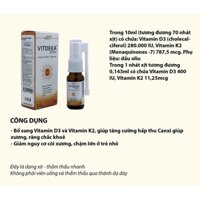 Thực phẩm  Vitdeka bổ sung vitamin D3 và K2 cho trẻ